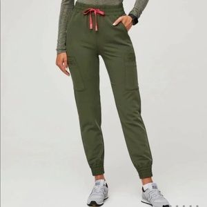 Figs Atlanta High Waisted Skinny Jogger Scrub pants size Small